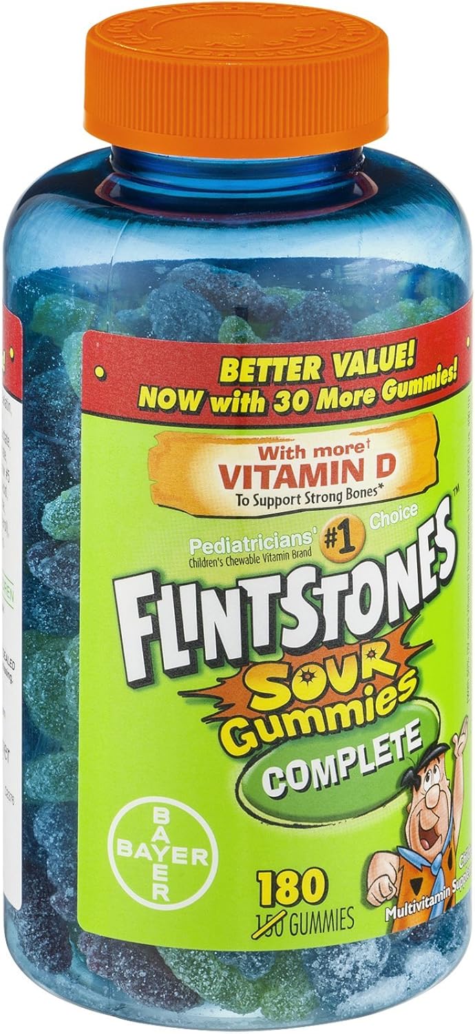 FLINTSTONES SOUR GUMMIES CW 180