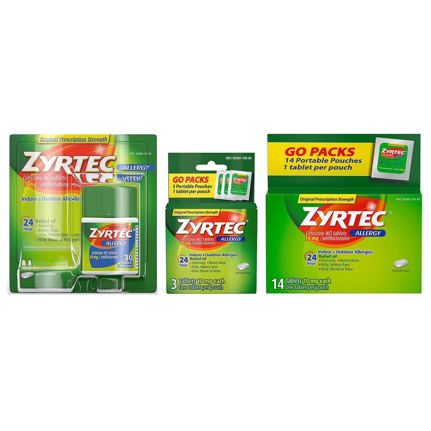 ZYRTEC ALLERGY TB 10MG 90 24HR