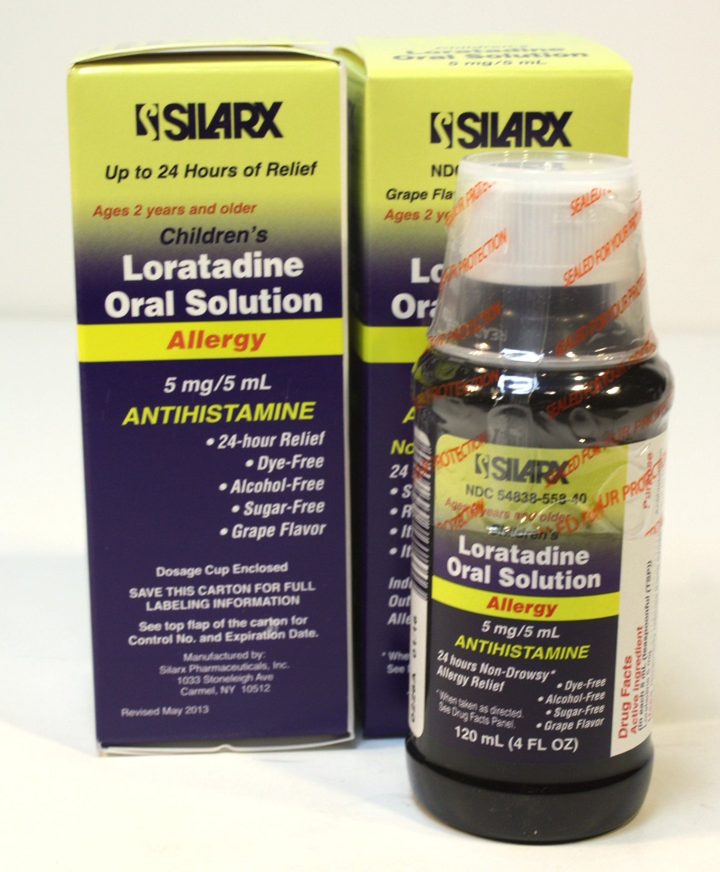 LORATADINE 5MG-5ML SOL 120 ML