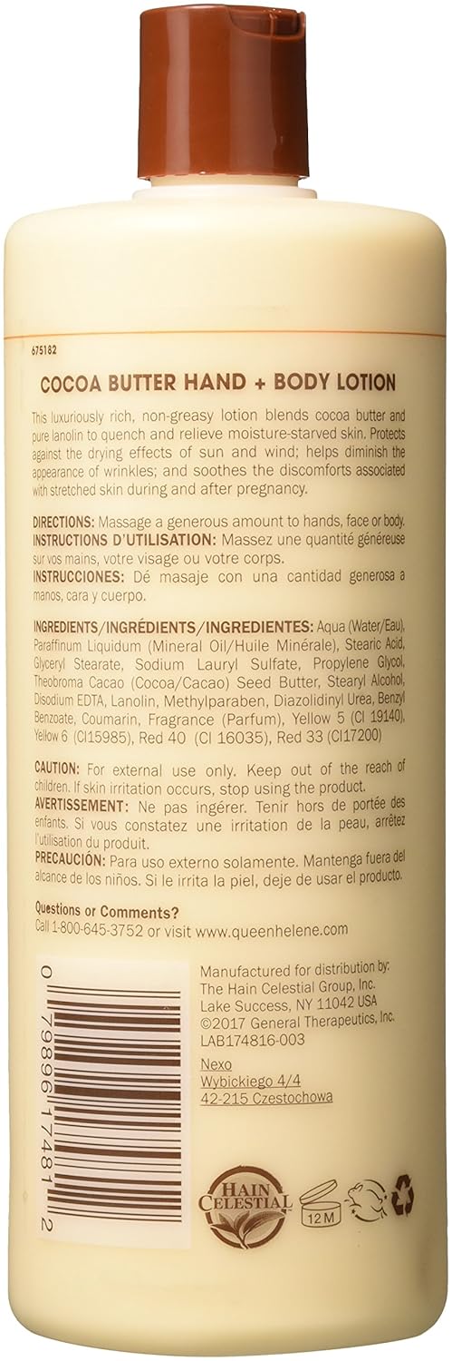 Queen Helene Lotion 32oz Mango & Cocoa Butter Hand & Body