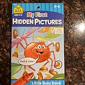 School Zone My First Coloring Adventure Little Busy Book
