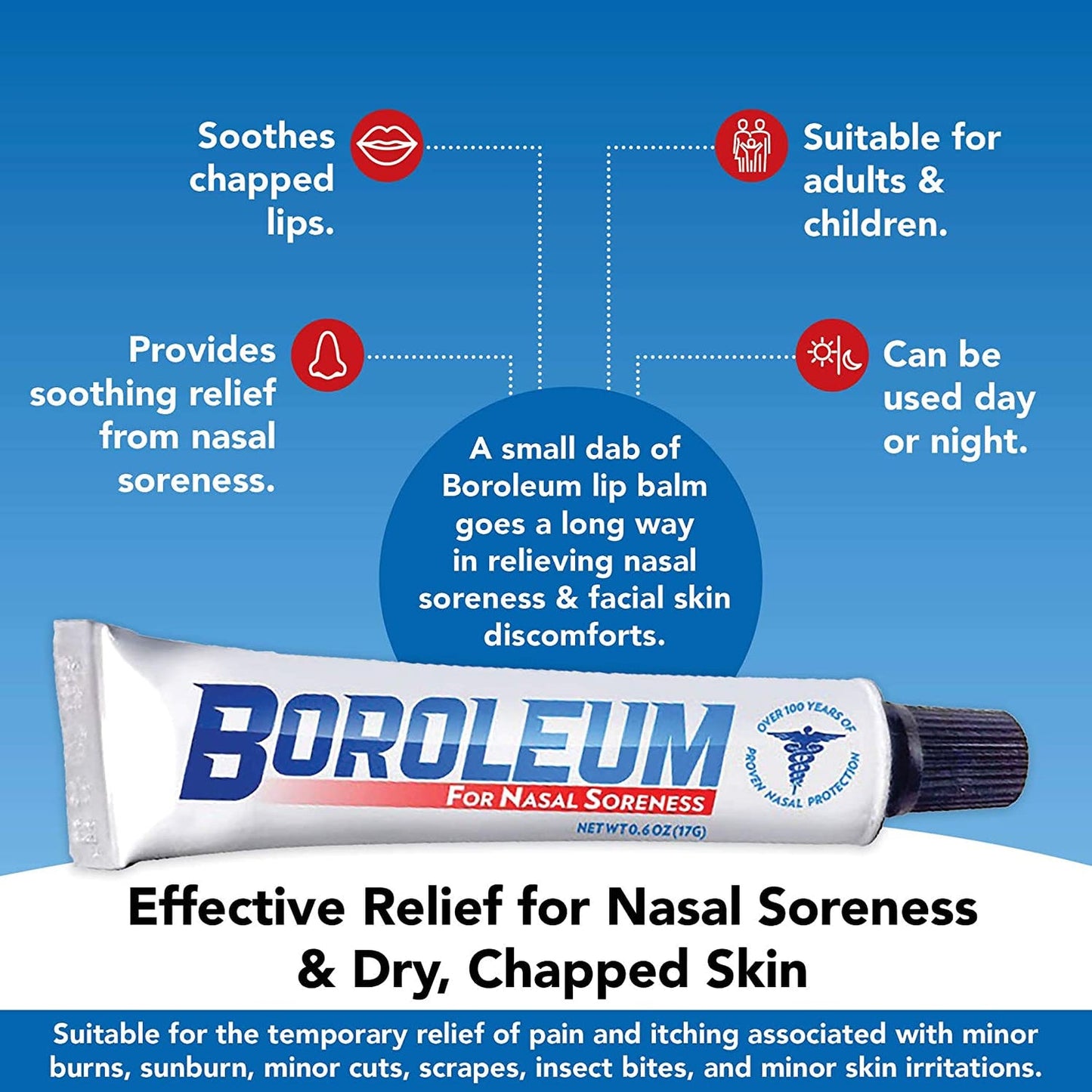 BOROLEUM NASAL SOOTHING OINTMENT 0.6OZ