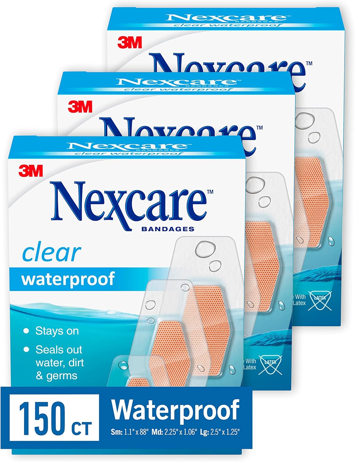 NEXCARE BLISTER BANDAGE WATERPROOF 6CT