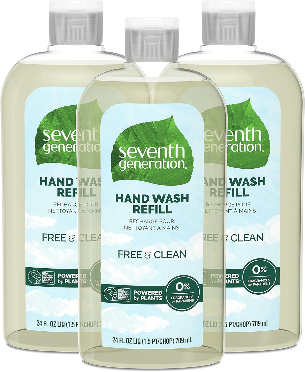SEVENTH GENERATION HAND WASH,FREE AND CLEAN