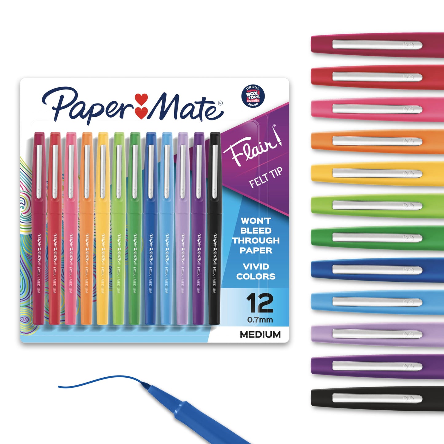 Paper Mate Sunday Brunch Scented Flair Medium Point Pen - Assorted Ink, 6 count