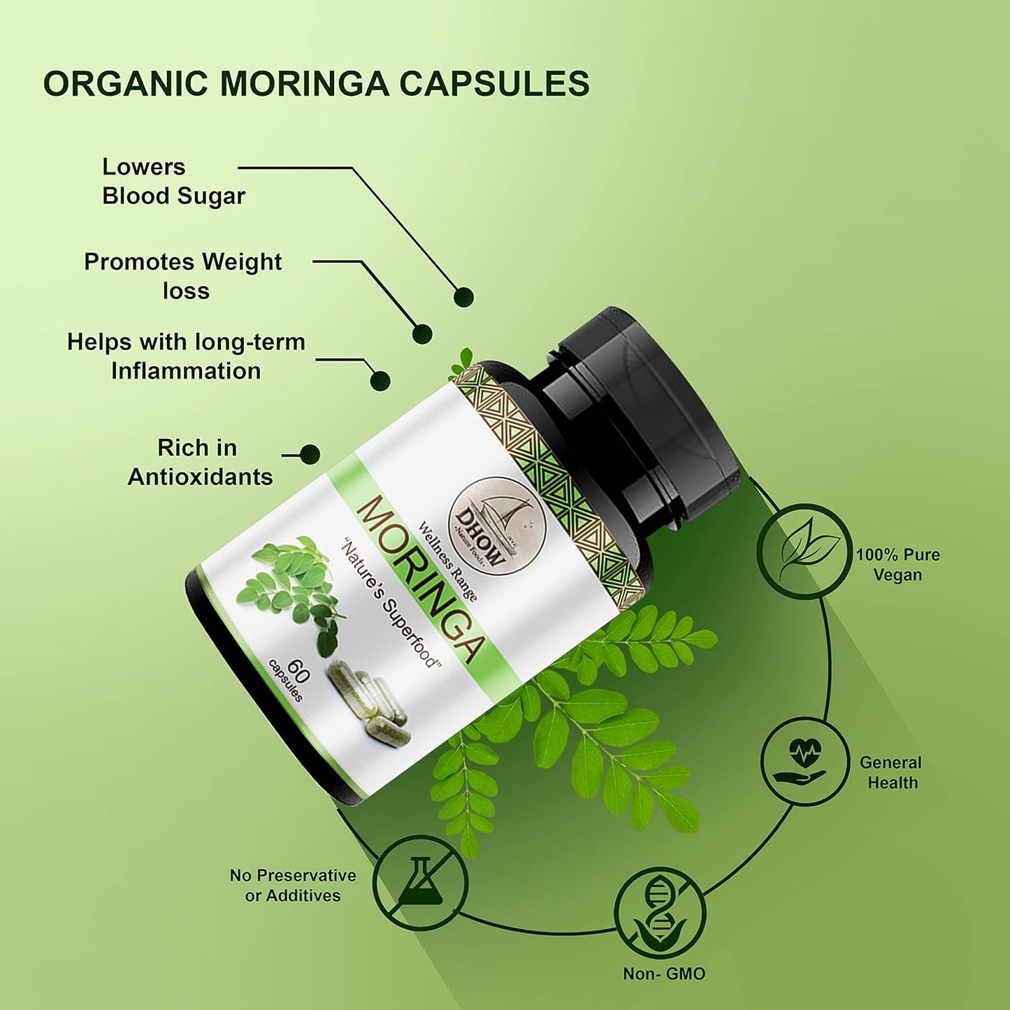 MORINGA LEAF,1000MG