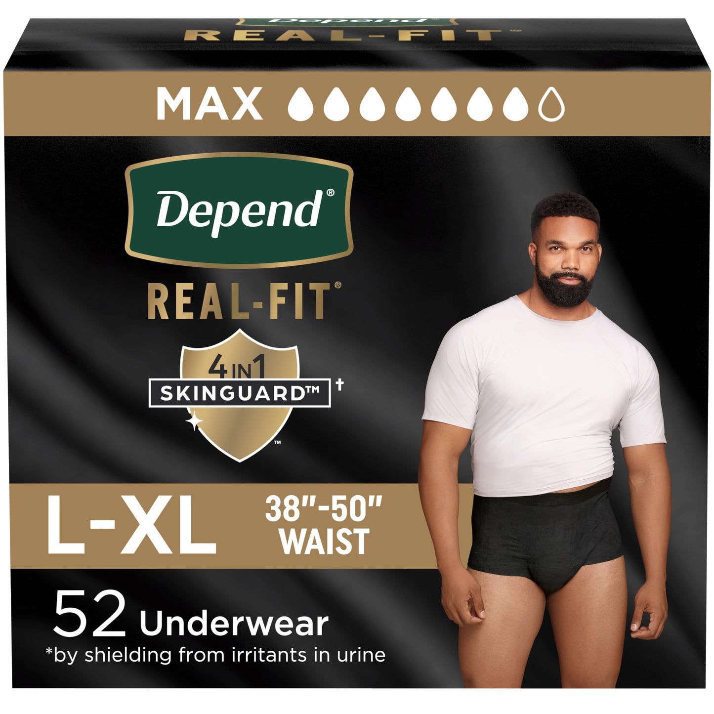DEPEND REAL FIT BF 12 L/XL MEN