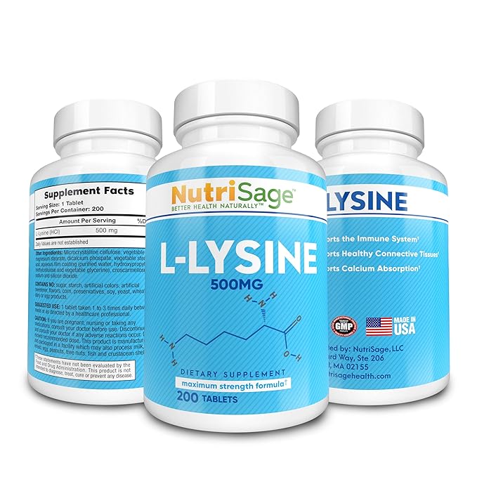 L-LYSINE 500MG TABLET 100CT SUNDWN