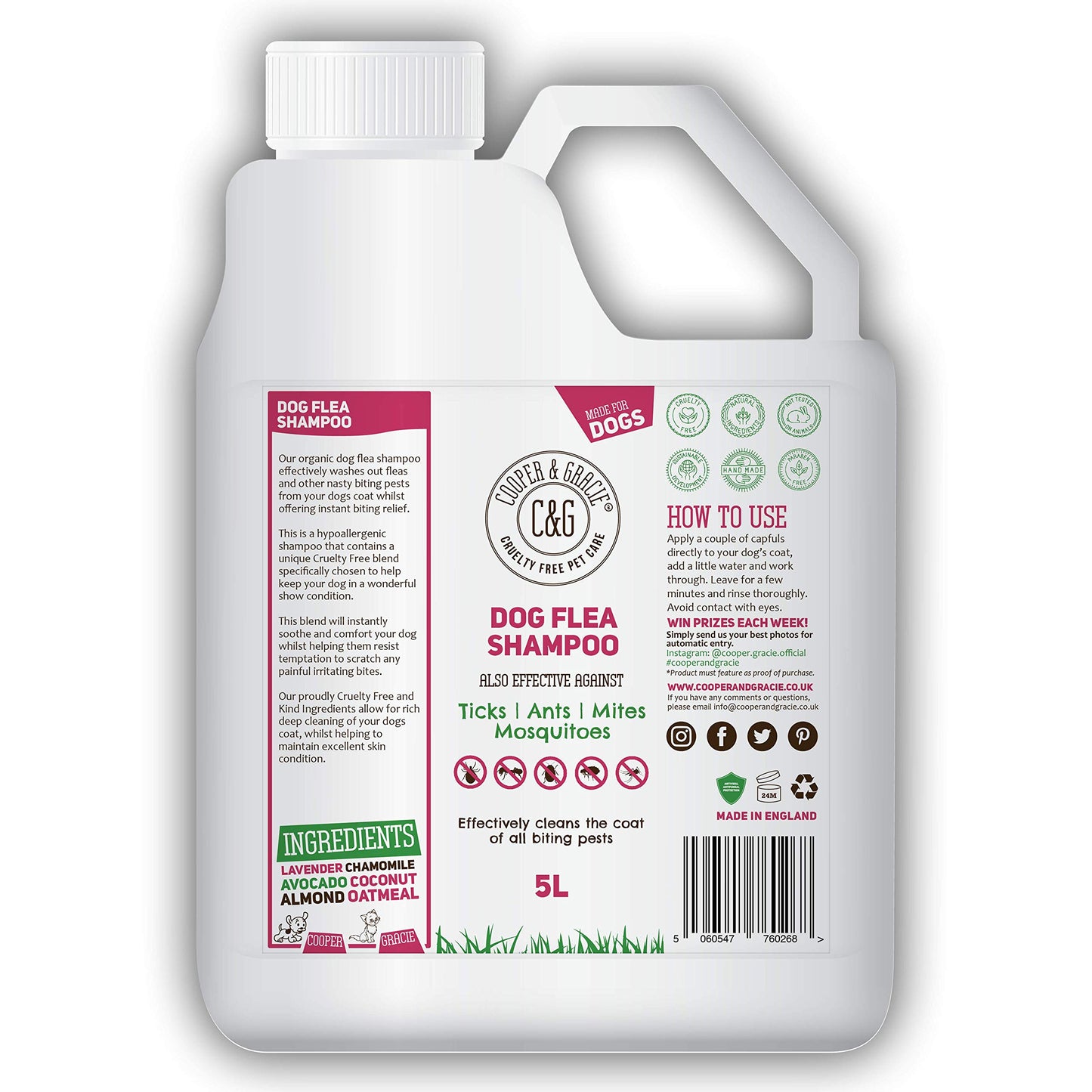 UG RID FLEA DOG SH 18OZ DSHP