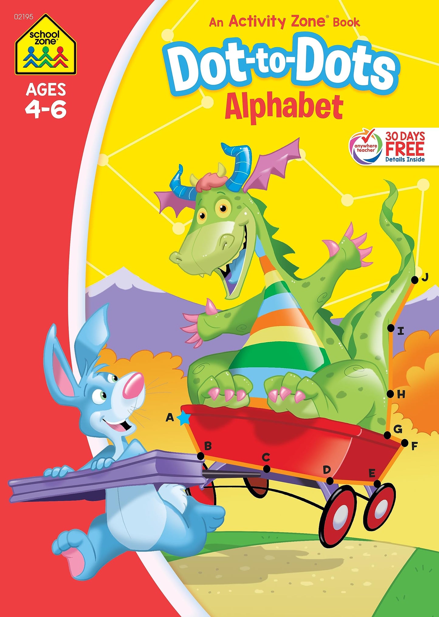 School Zone 1-25 Dot-to-Dots Preschool Workbook