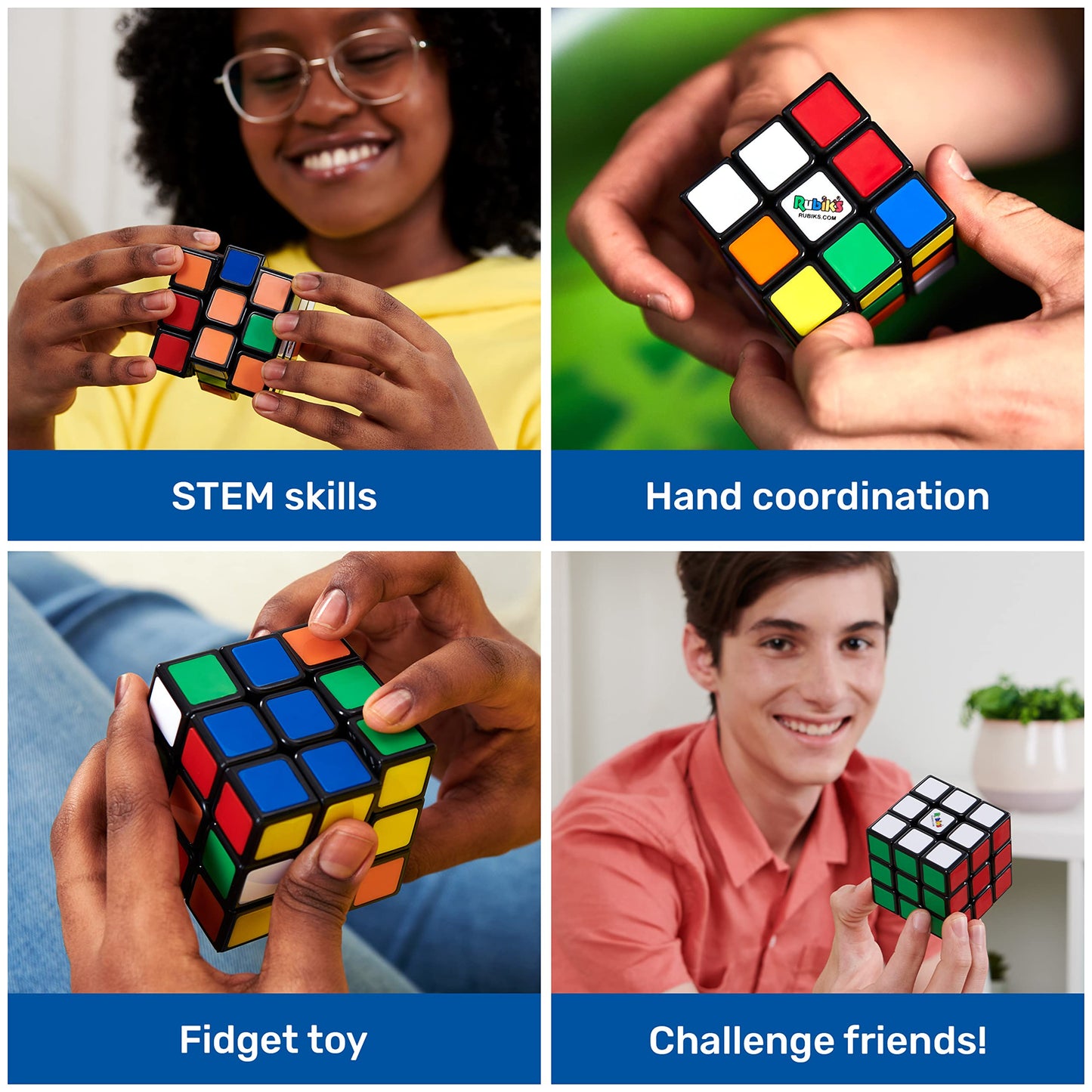 Rubik’s Cube, The Original 3x3 Color-Matching Puzzle