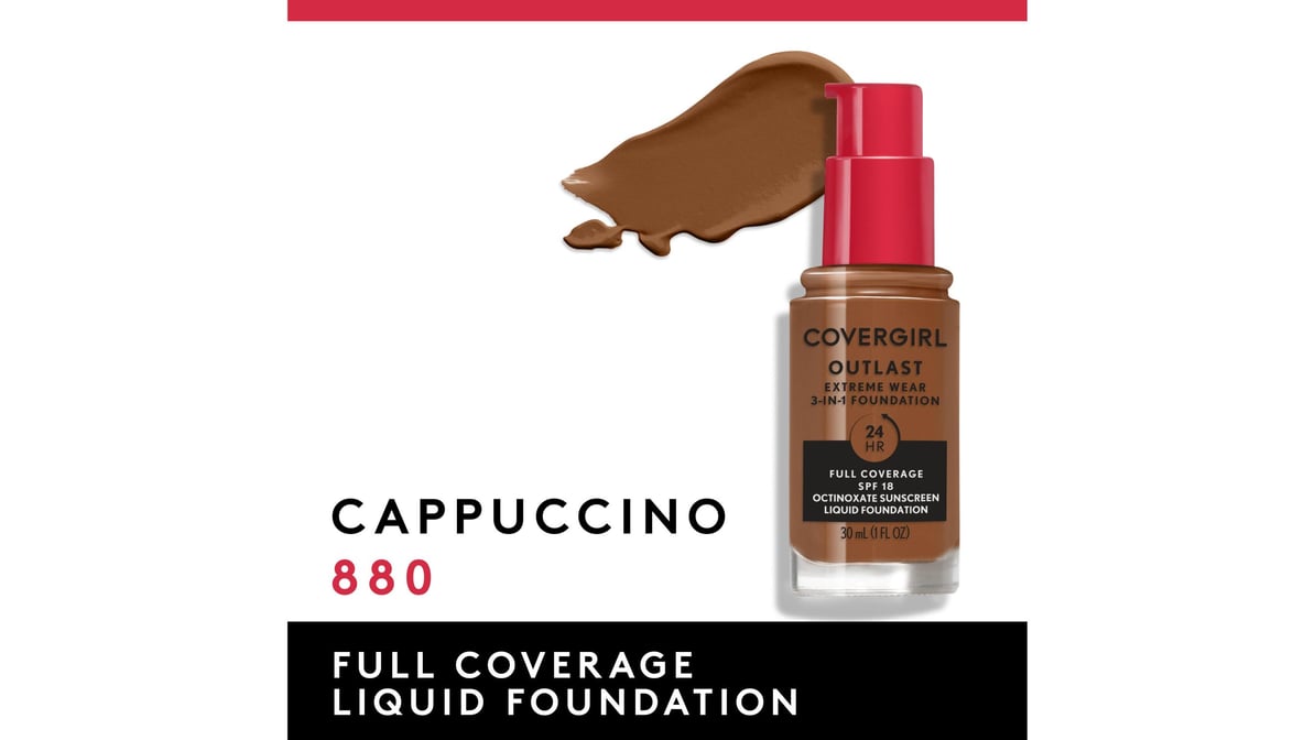 COVERGIRL Outlast Extreme Full Coverage Liquid Foundation - 842 Medium Beige
