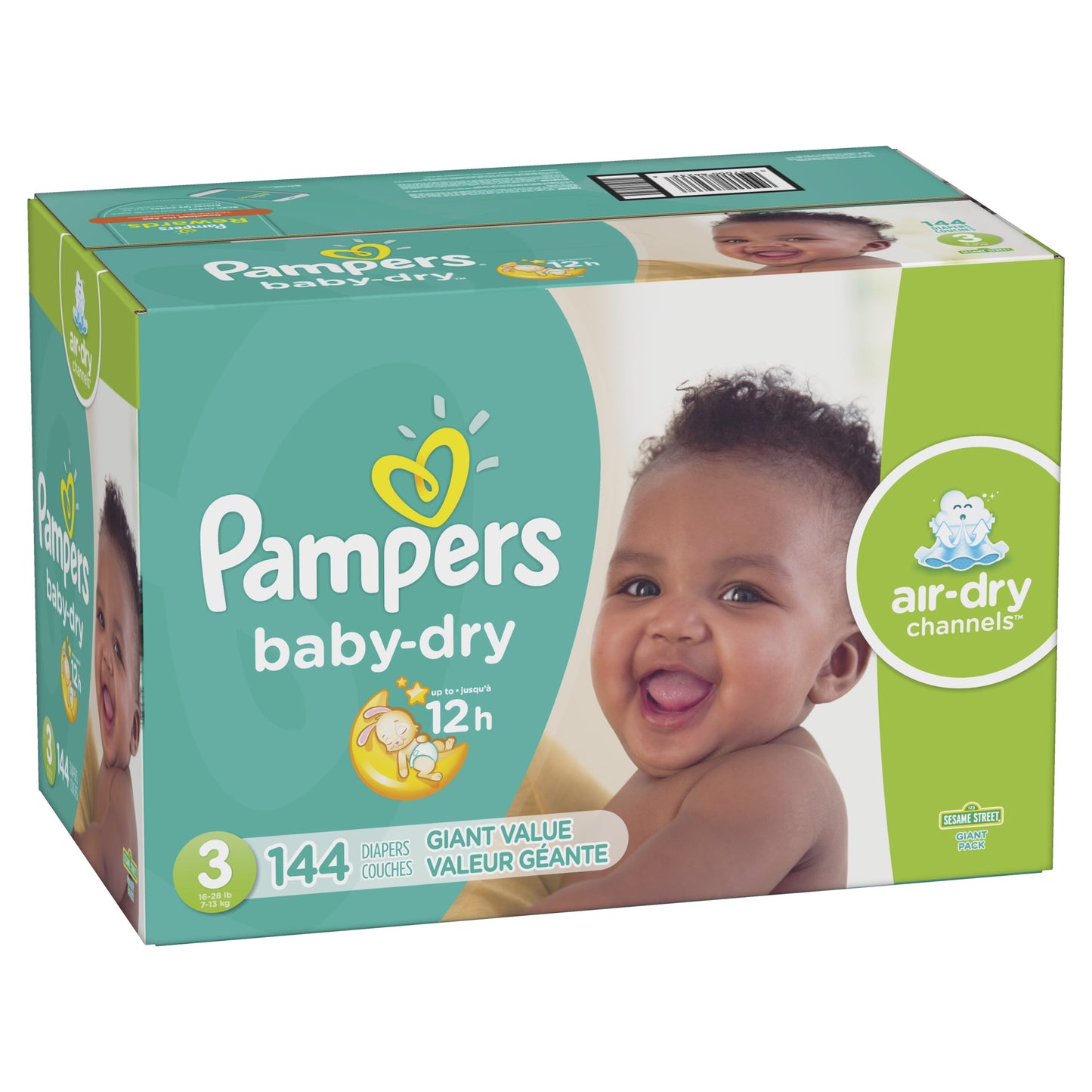 PAMPERS BABY DRY SZ3 DPR 4X32CT DS