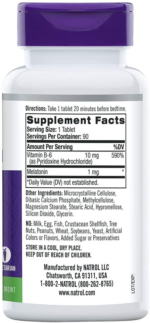 NATROL MELATONIN 5MG,FAST DISOLV