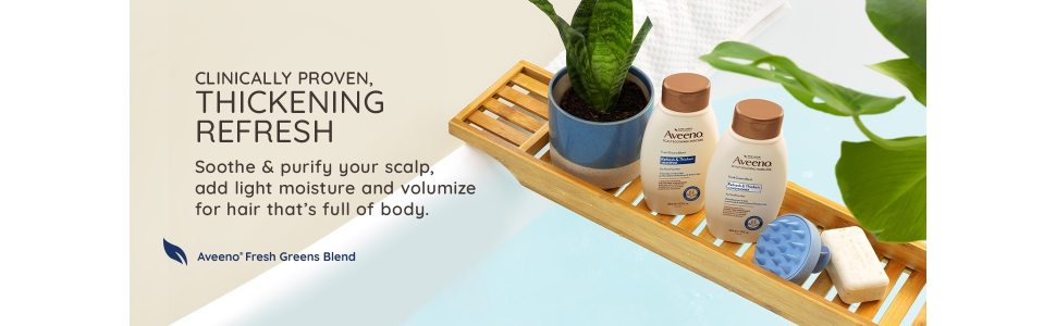 AVEENO FRESH GREENS SHAMPOO 12Z
