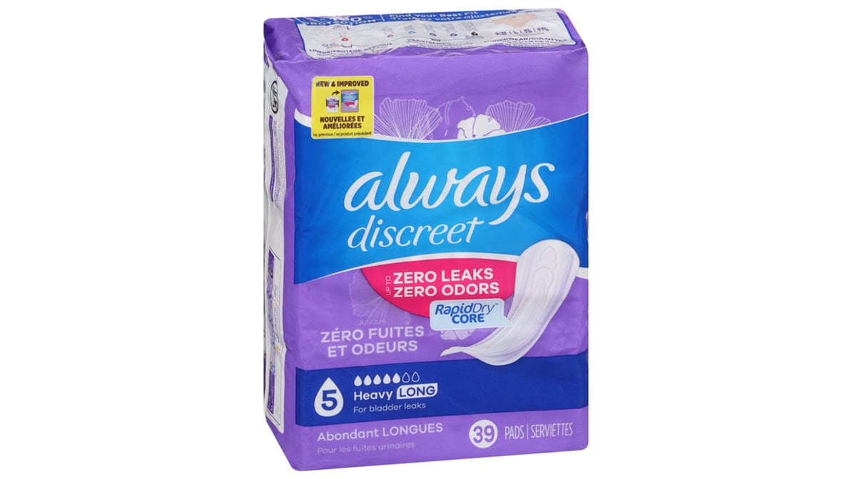 ALWAYS DISCREET ULT THN REG LNR PAD 3X30