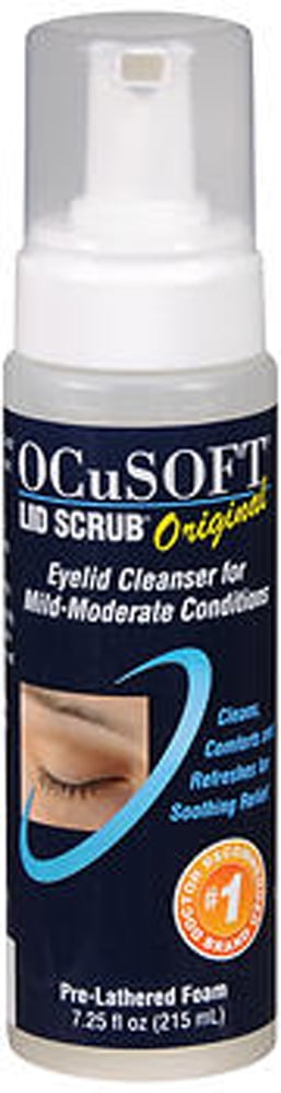 OCUSOFT EYE LID SCRUB ORIGINL FOAM 7.2OZ