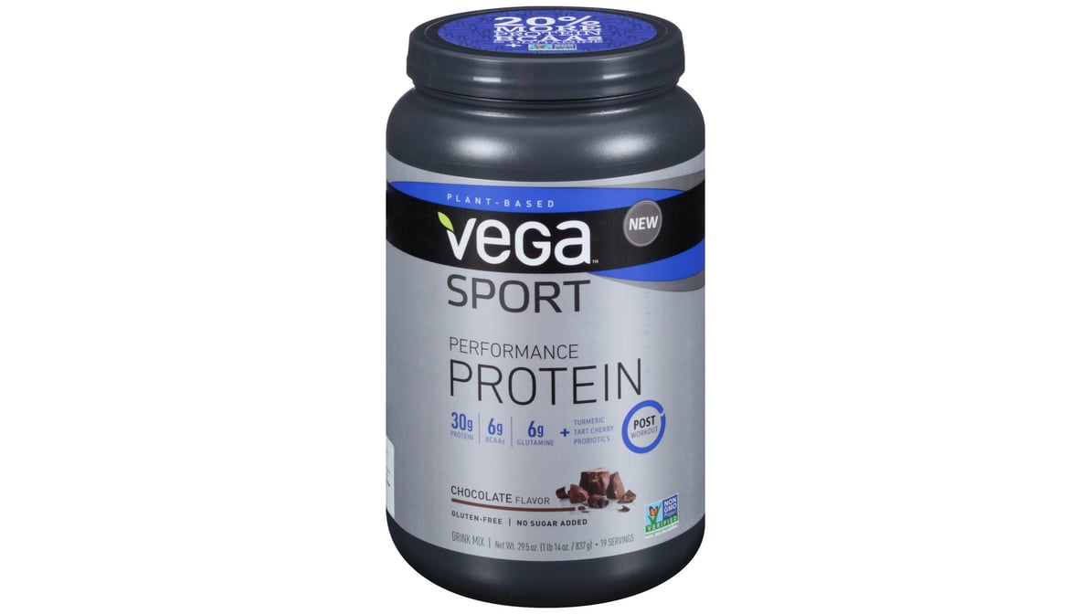 VEGA PRTN DRINK MIX,DARK CHOC