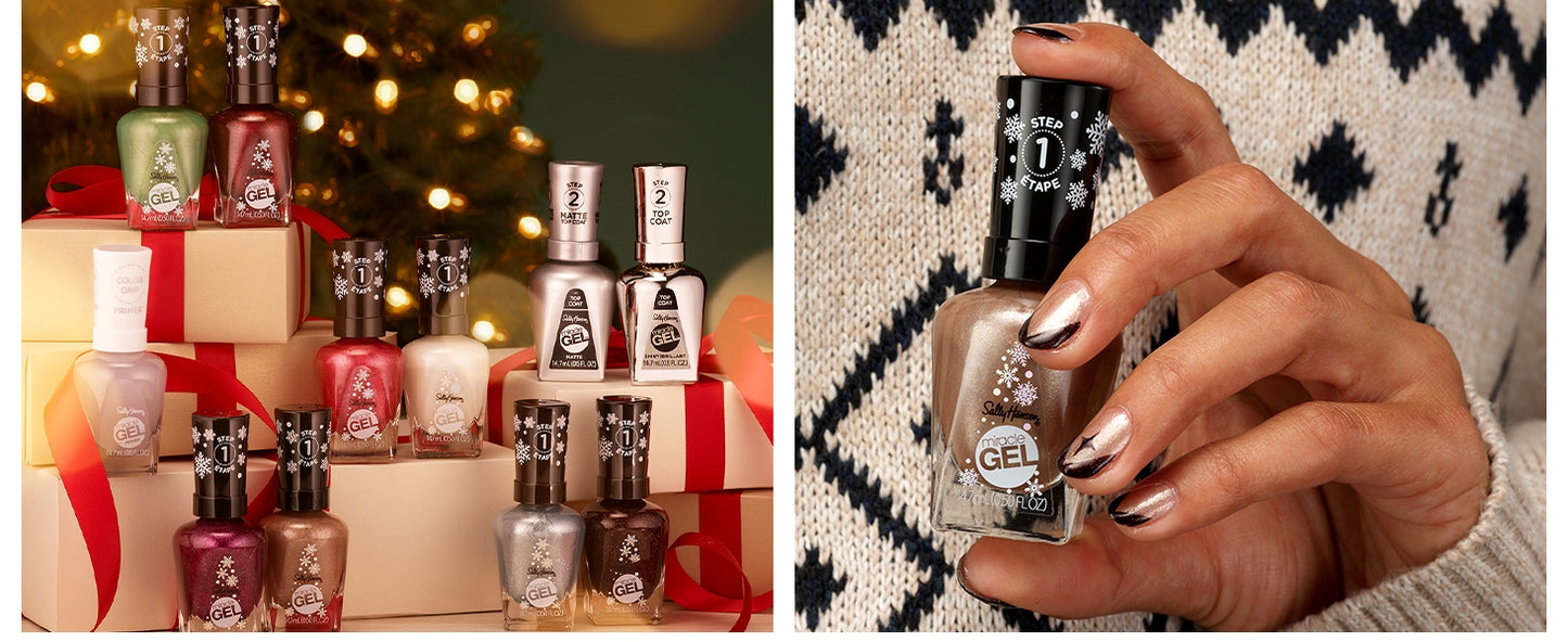 Sally Hansen Miracle Gel Nail Polish, Modern Pearl Collection – Diving for Treasure