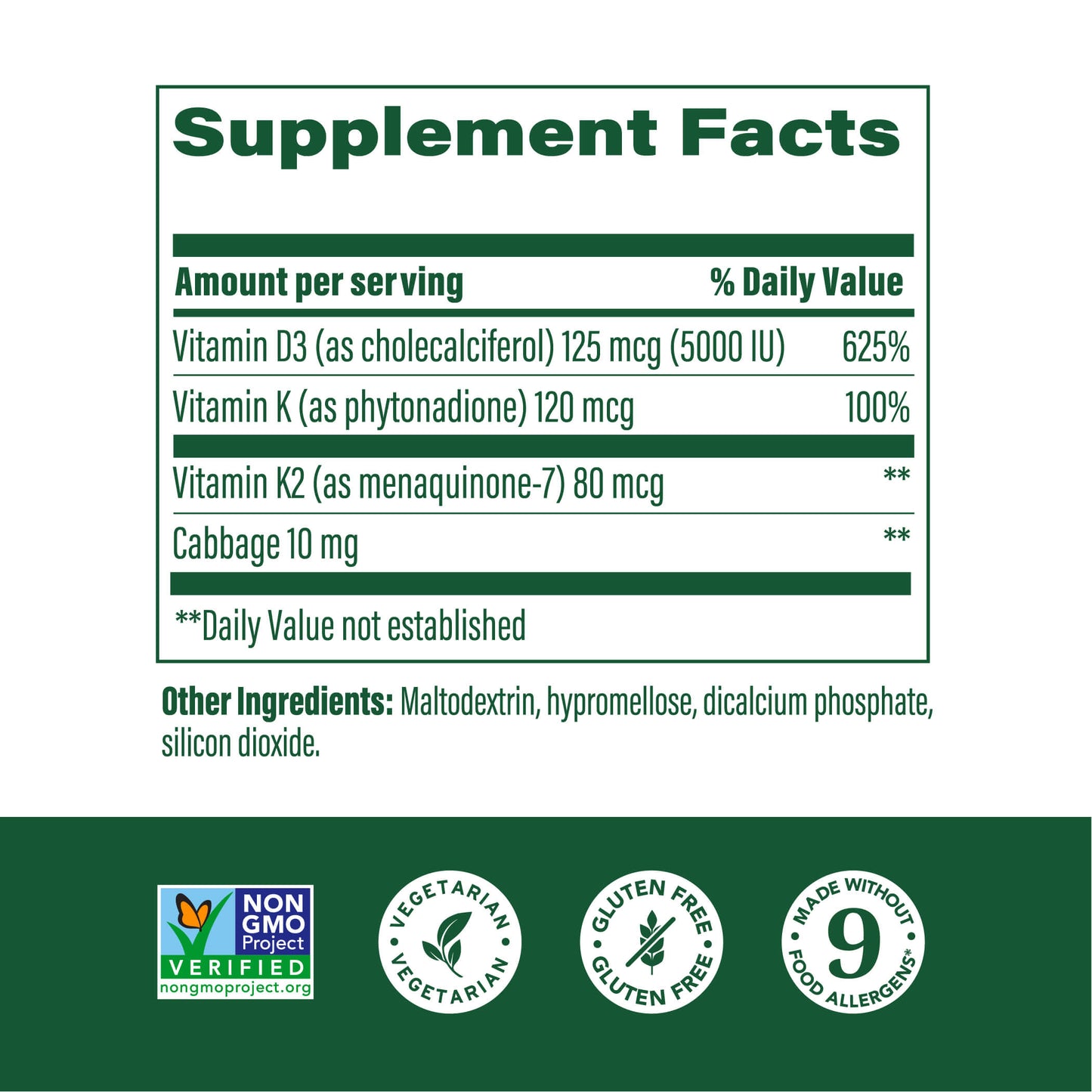 VITAMIN D3,5000 IU
