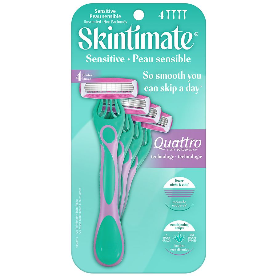 Skintimate Razors Disposable 2 Count Sensitive Skin