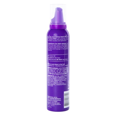 Aussie Miracle Curls Mousse Strong Hold W/Coconut Oil 6oz.