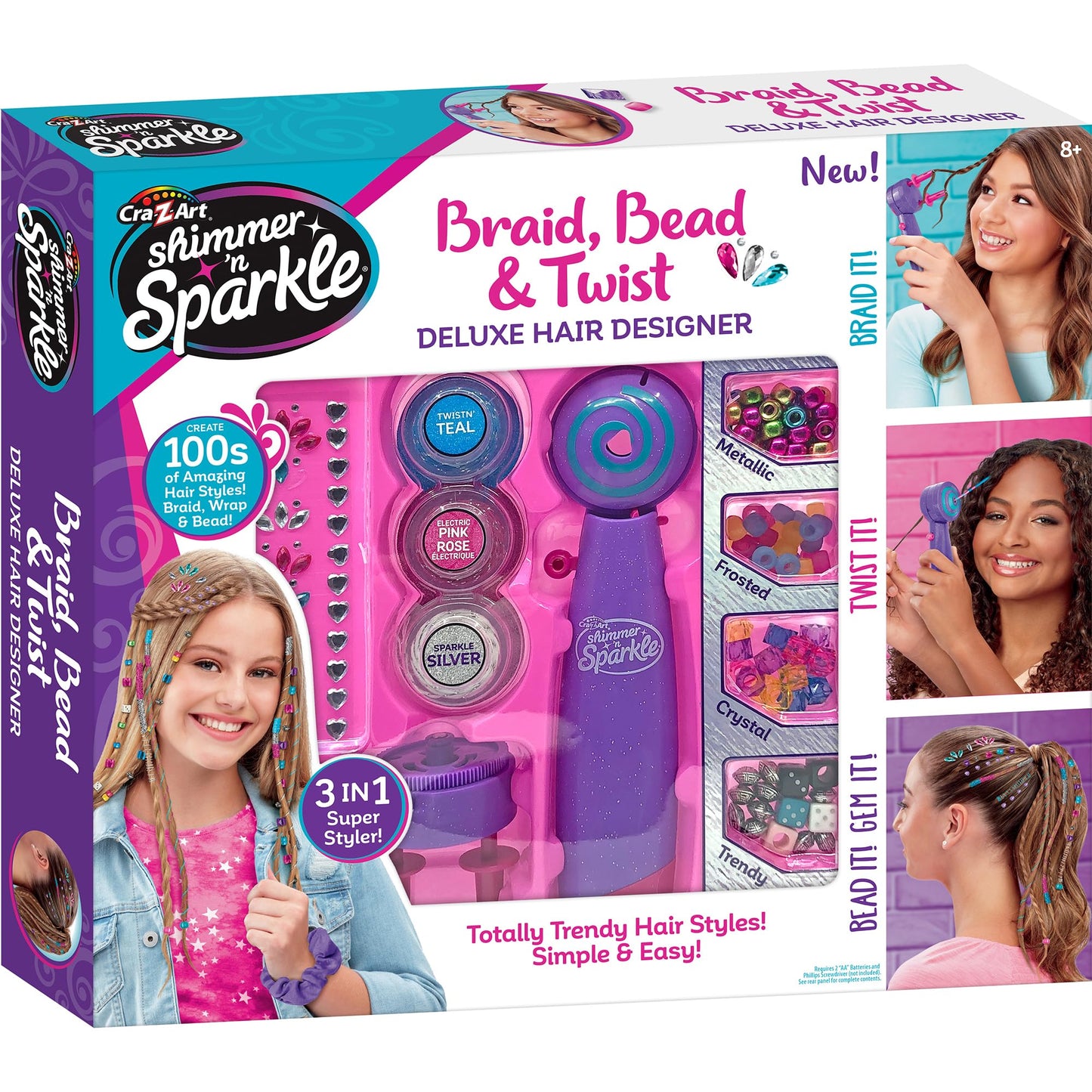 Cra-Z-Art Shimmer ‘n Sparkle ABC Bead Bracelet Kit