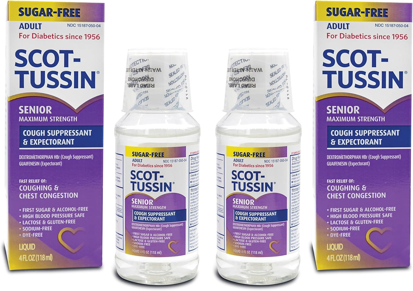 SCOT-TUSSIN COUGH LQ 100/5 118ML