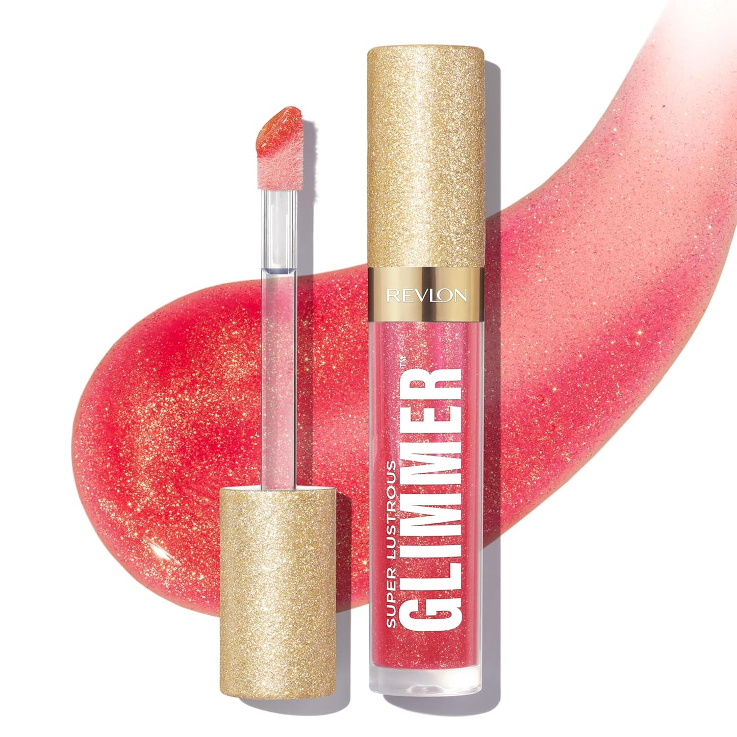 REVLON Super Lustrous Glimmer Gloss Gift Set, 3 count