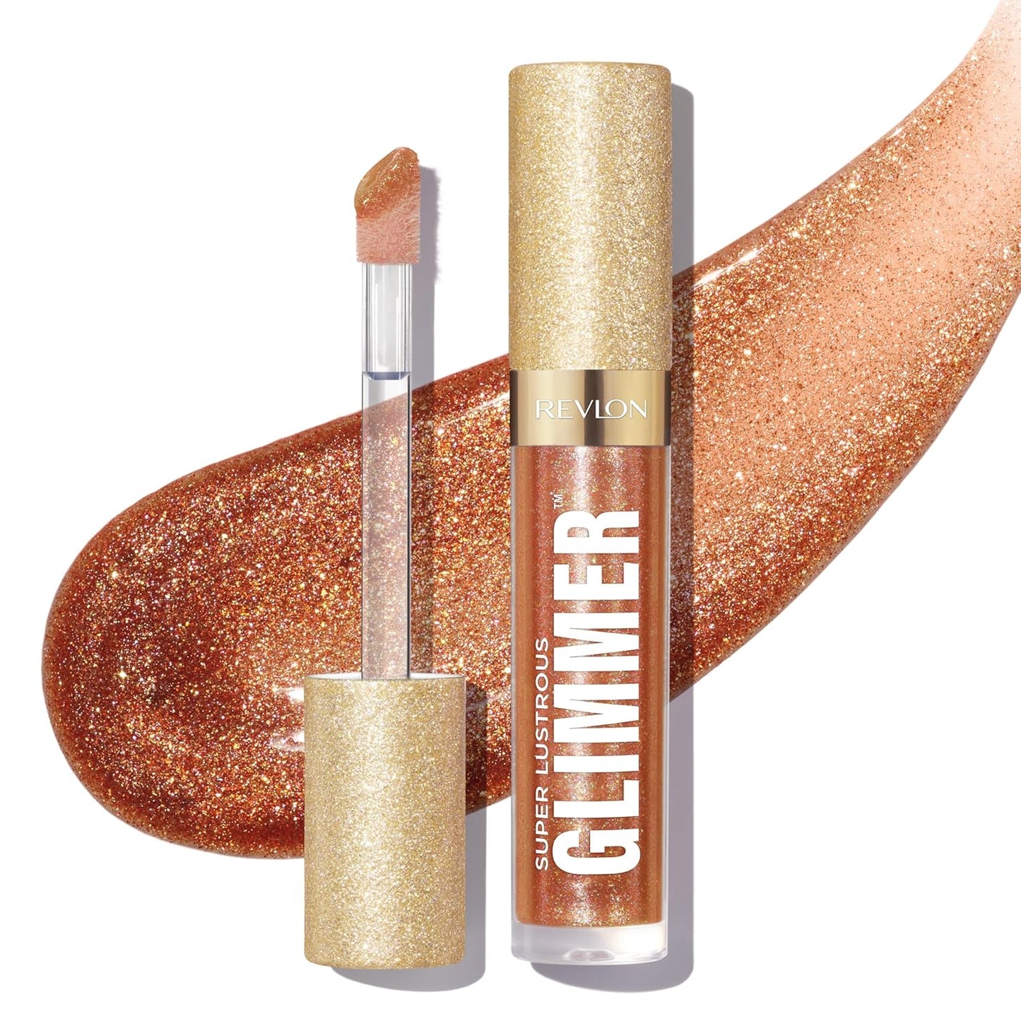 REVLON Super Lustrous Glimmer Lip Oil - 008 Just Toasty