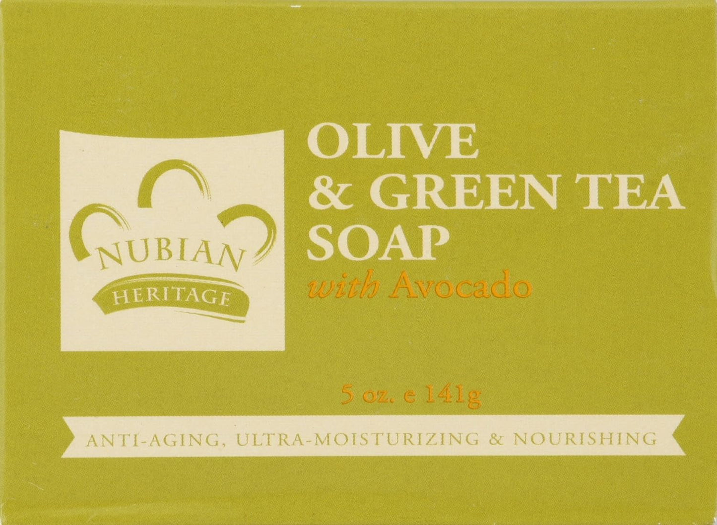 NUBIAN SOAP OLIVE BUTTER BAR 5Z