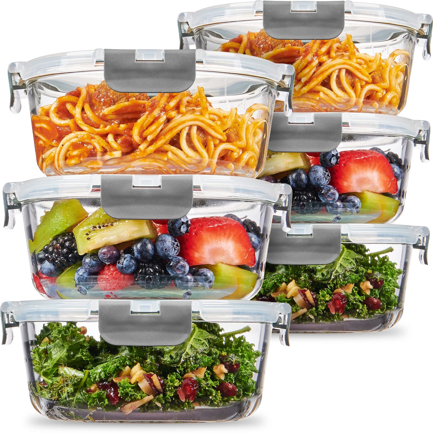 Stretch & Fresh 12-Piece Food Storage Container Set, 12 CT