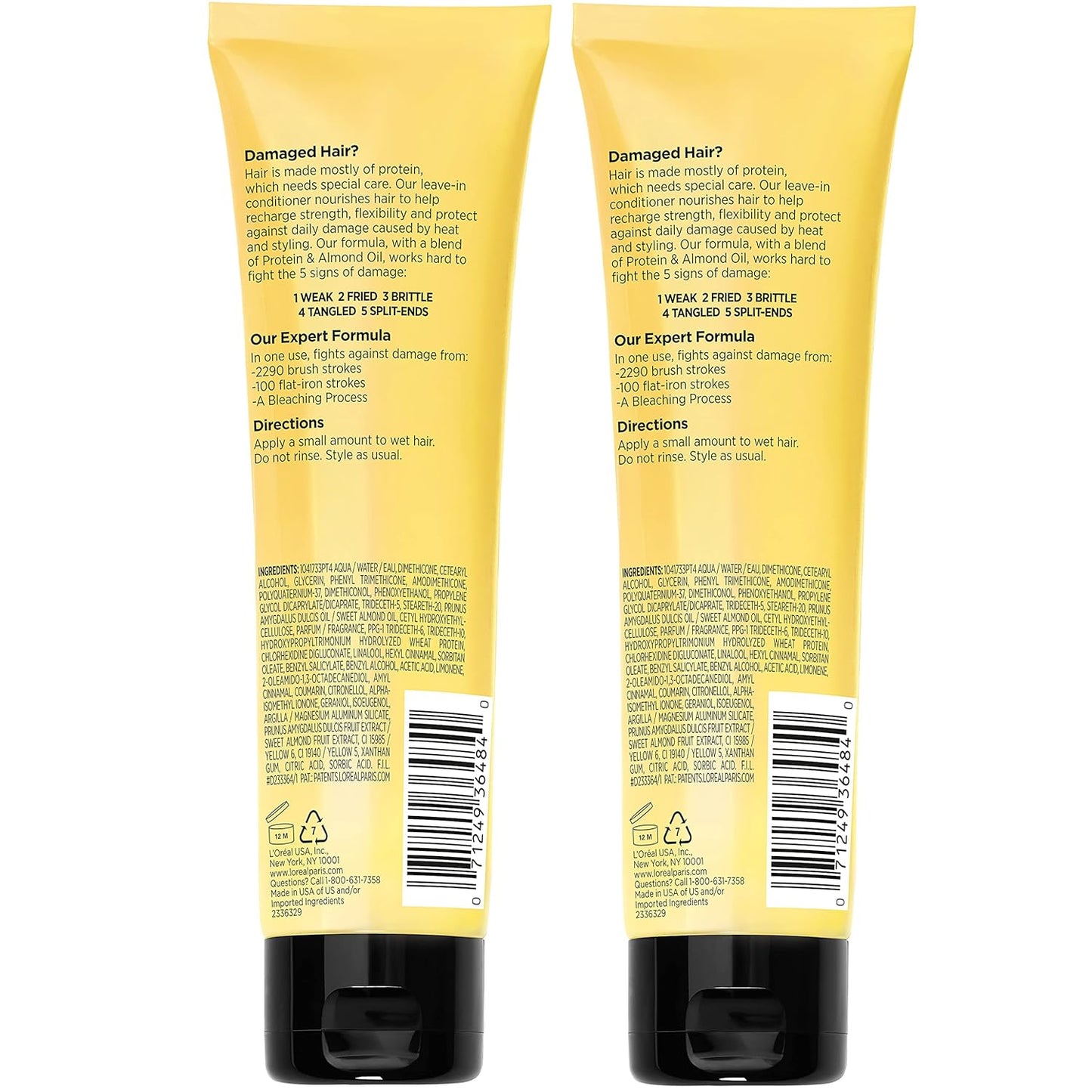L'ORÉAL PARIS Elvive Total Repair 5 Protein Recharge Leave In Conditioner, 5.1 fl oz