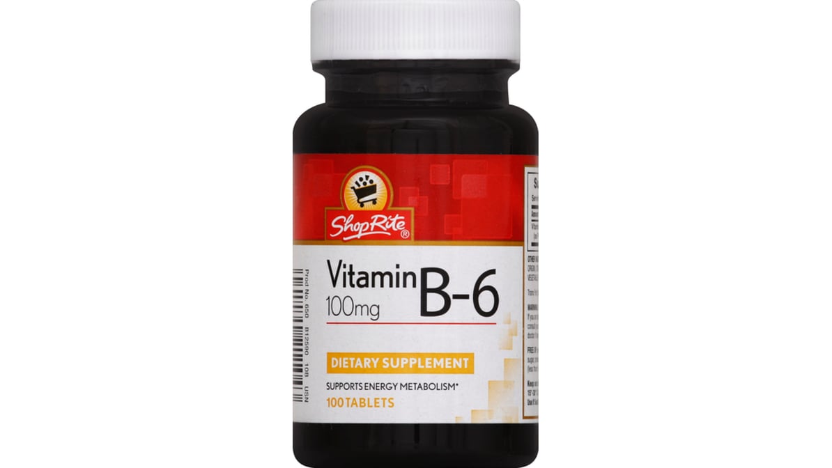 GNP VIT B-6 100 MG TAB 100
