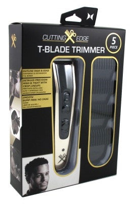Cutting Edge Trimmer Hanging T-Blade 5Pc Rechargeable Black
