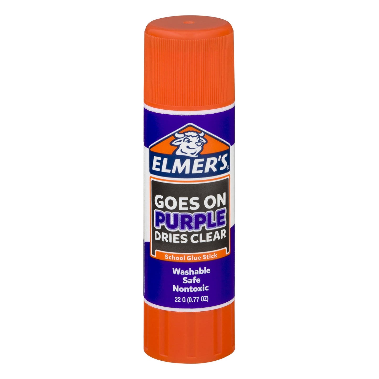 ELMER'S Washable School Glue Stick - Disappearing Purple, 0.77 oz