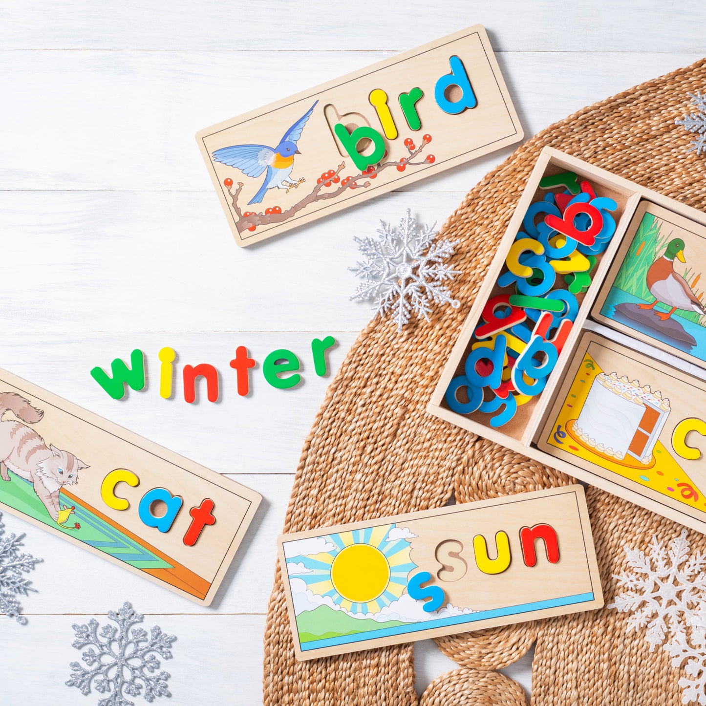 Melissa & Doug See & Spell Wooden Educational Toy