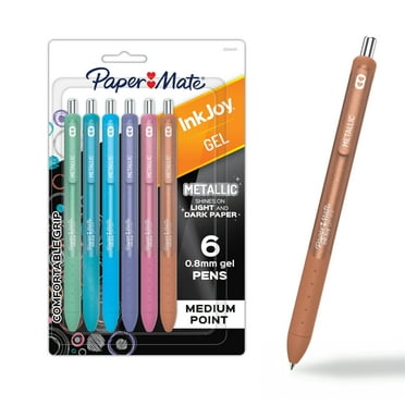 Paper Mate Inkjoy Gel Bright! Medium Point Pens, 6 count