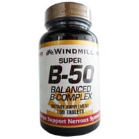VIT B COMPLEX TAB 100CT WINDMILL