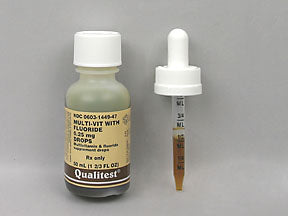 MULTIVITAMIN IRON&FLUOR 0.25MG DRP 50ML