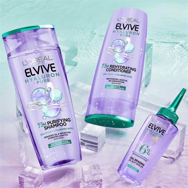 LOREAL ELVIVE SH 375ML 72HR HYDRT