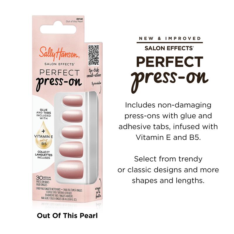 Sally Hansen Salon Effects Perfect Press-On - Out Of This Pearl
