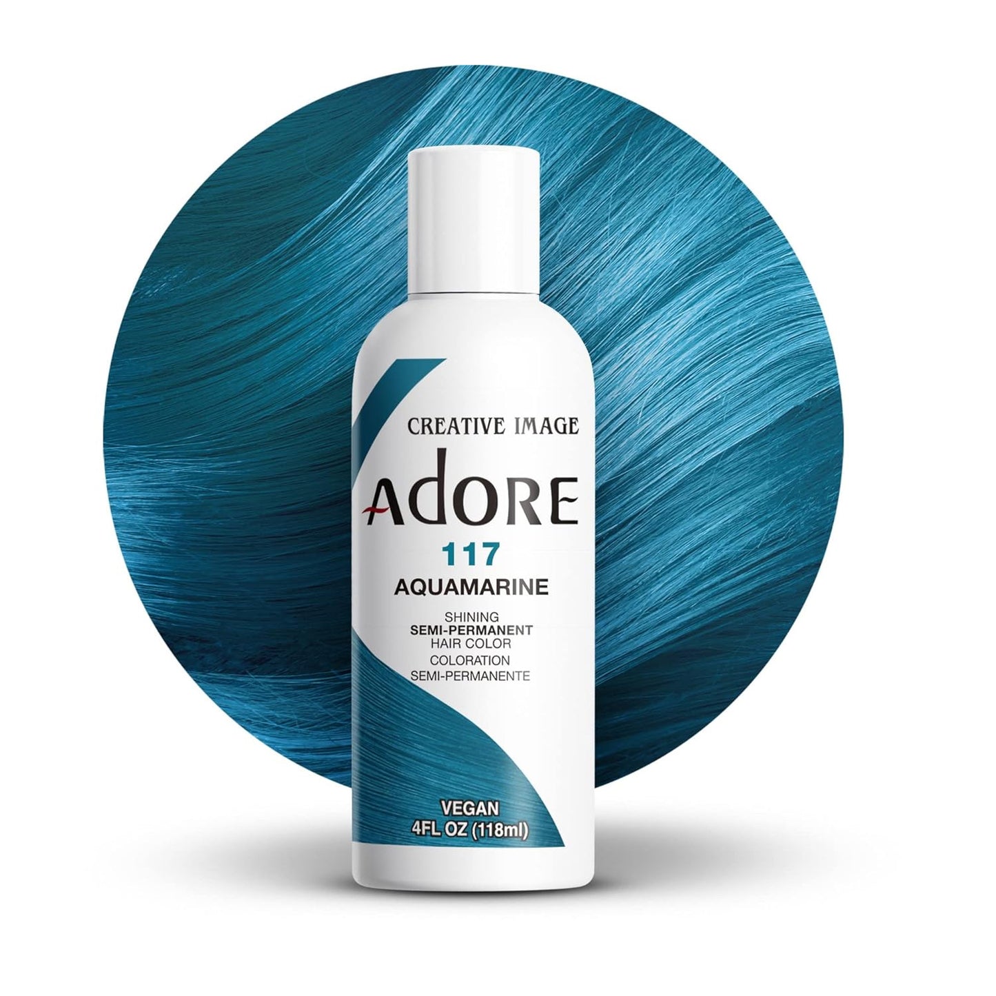 Adore Semi-Permanent Haircolor #117 Aquamarine 4oz