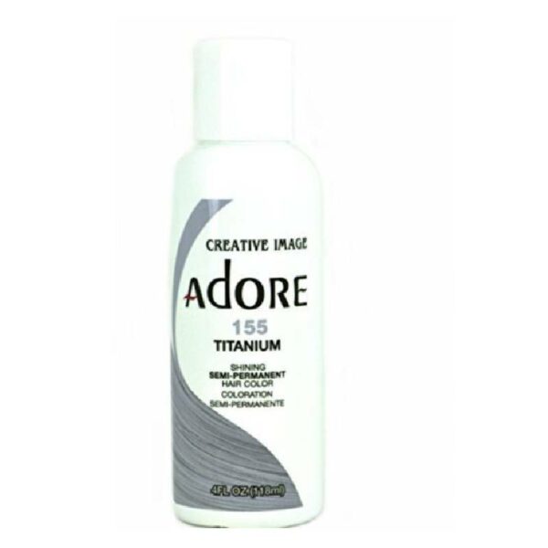 Adore Semi-Permanent Haircolor #155 Titanium 4oz