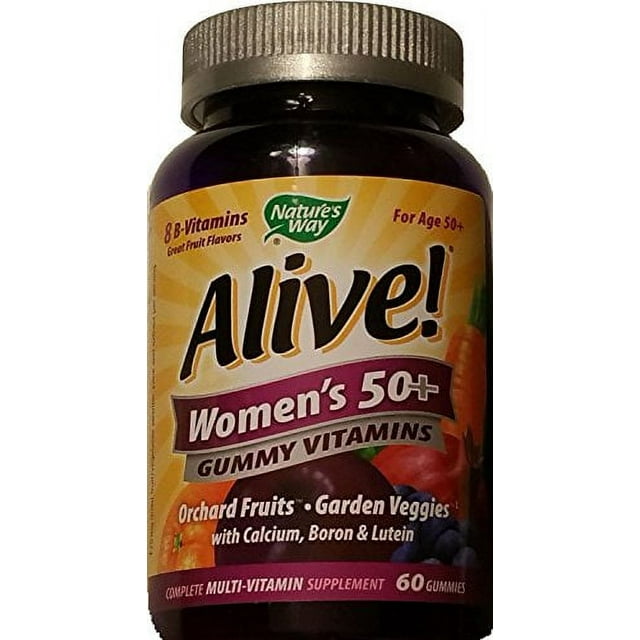 ALIVE WOMENS 50+ CW 60 GUMMIES