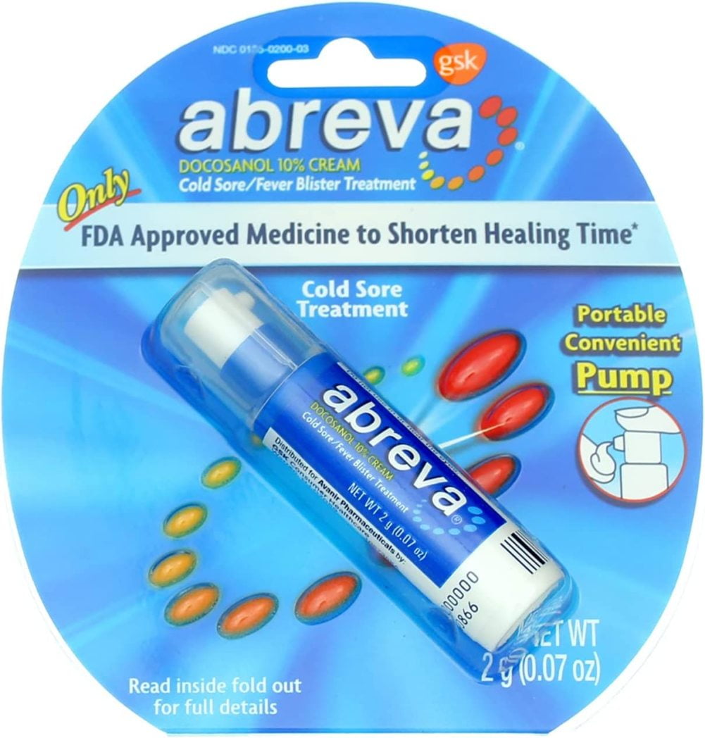 ABREVA CR 10% 2GM COLD SORE