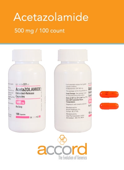 ACETAZOLAMIDE ER CP 500MG 100