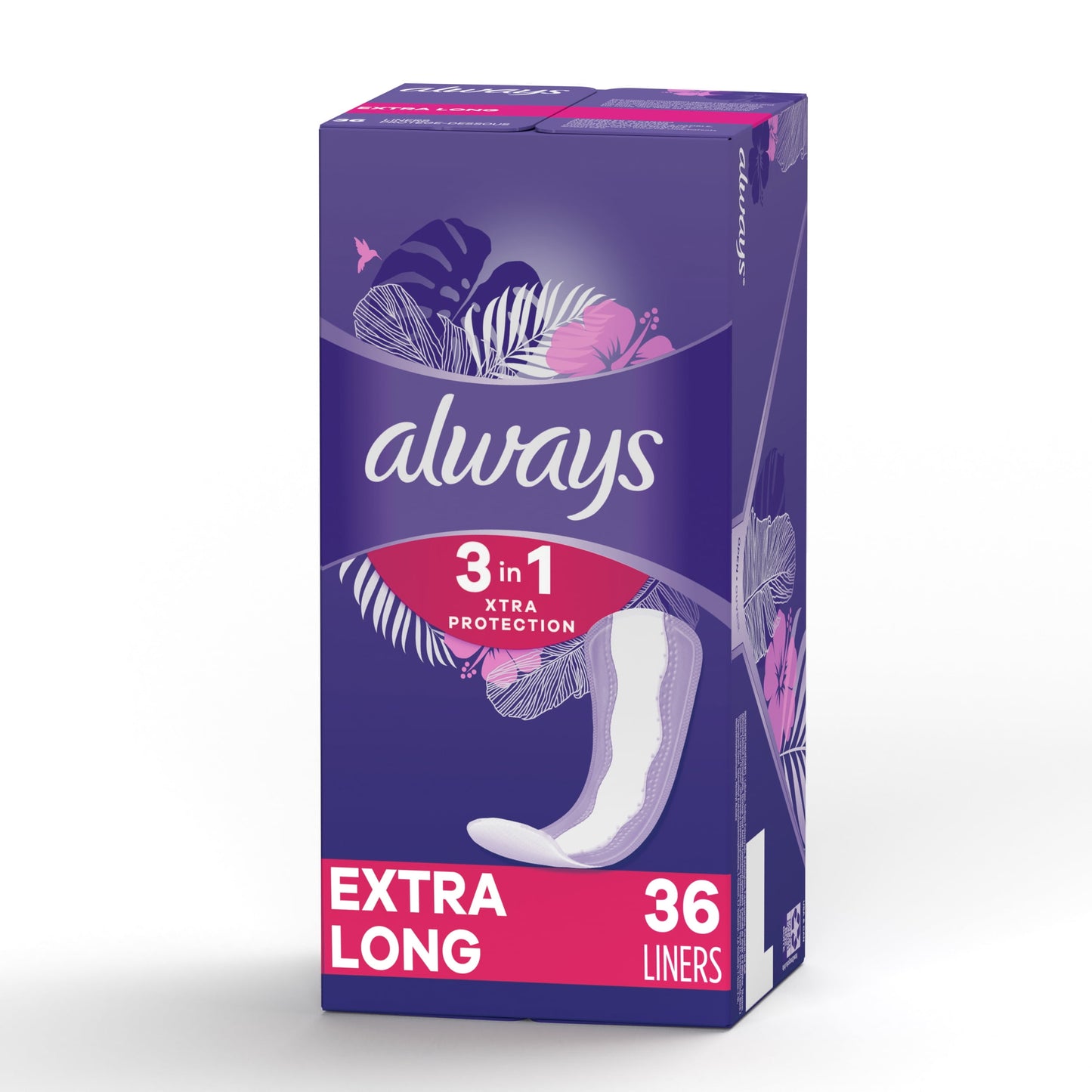 ALWAYS XTRA PROT 3N1 XLNG LNR PAD 36CT