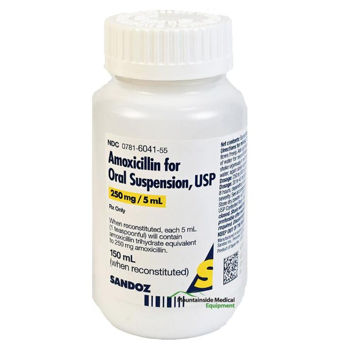 AMOXICILLIN PT 250MG/5ML 150ML DF