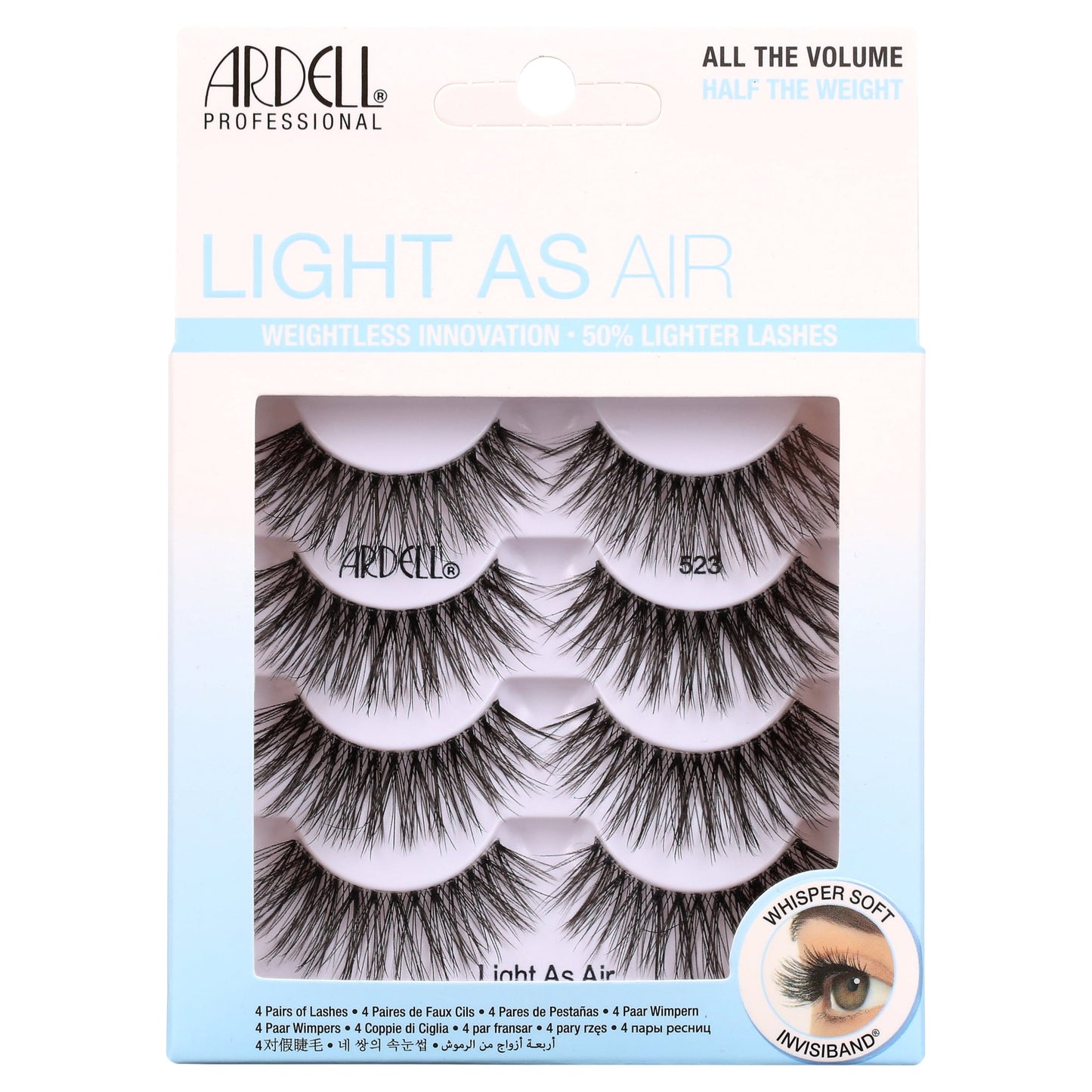 Ardell Light As Air Lashes - 523 Black
